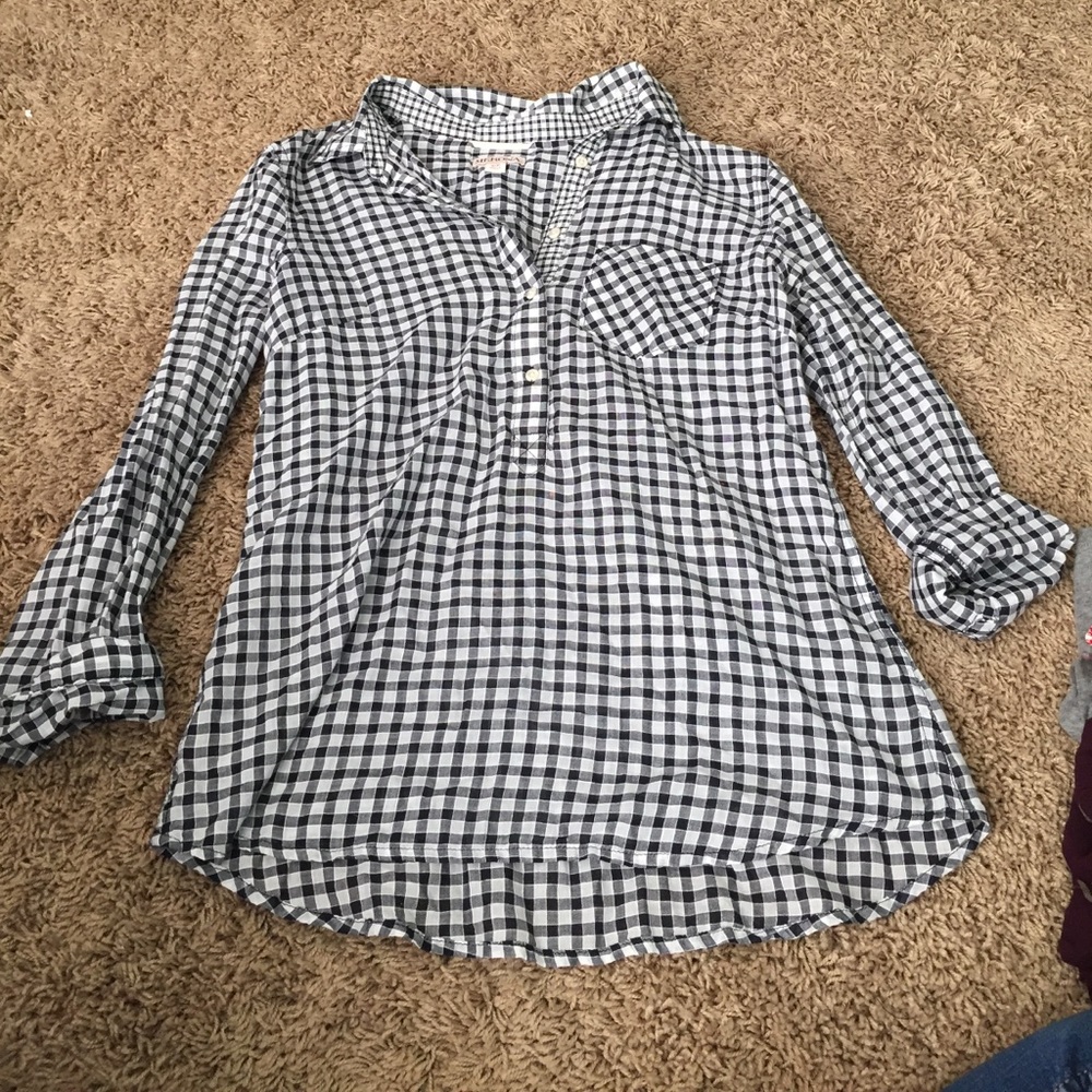 Halfway button down shirt
